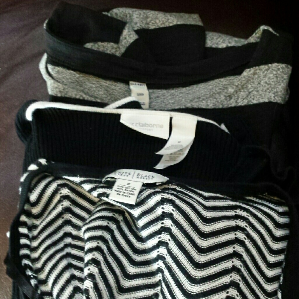 2 sweaters and a dress